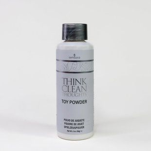 Пудра для догляду за іграшками Sensuva Think Clean Thoughts Toy Powder (56 г) SO4467 фото