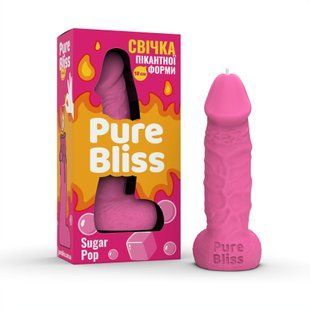 Ароматная свеча пикантной формы Pure Bliss Pink Sugar Pop (Жвачка) 18 см SX3038 фото