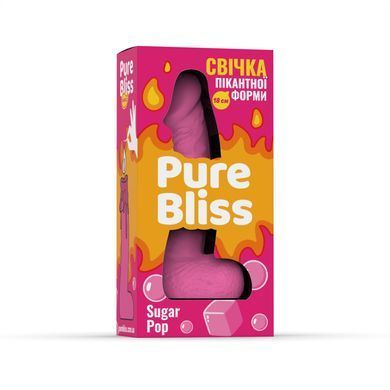 Ароматная свеча пикантной формы Pure Bliss Pink Sugar Pop (Жвачка) 18 см SX3038 фото