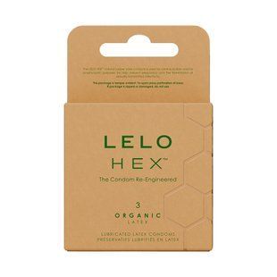 Презервативы LELO HEX Condoms Organic 3 Pack, тонкие и суперпрочные SX3044 фото