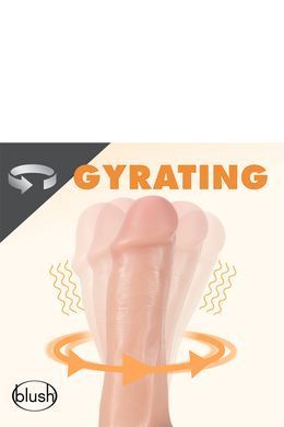 Вибратор с вращением Blush DR SKIN DR SPIN 6INCH GYRATING DILDO T331560 фото