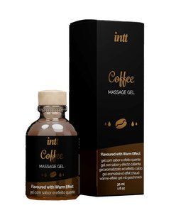 Массажный гель для интимных зон Intt Coffee (30 мл) разогревающий SO3508 фото