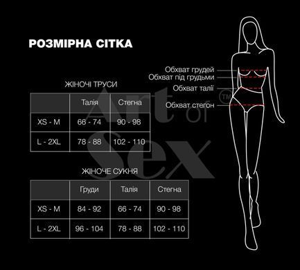 Трусики зі стразовим ланцюгом Art of Sex - Lea, розмір L-2XL, Срібло/Білий SO7457 фото