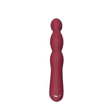 Вибратор классический гибкий Chisa Lust Ripple Lapper, бордовый 57555/CN-841057555 фото