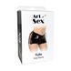 Лакированные шортики на шнуровке Art of Sex - Kylie, черные с эффектом голограммы, размер L-2XL SX3775 фото 3