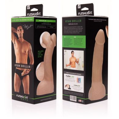 Фаллоимитатор Fleshlight Guys: Ryan Driller Dildo, по слепку пениса порноактера SO5516 фото