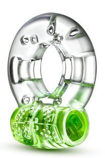 Эрекционное виброкольцо PLAY WITH ME AROUSER VIBRATING C-RING GREEN T331767 фото