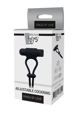 Ерекційне віброкільце Dream Toys RINGS OF LOVE ADJUSTABLE COCKRING DT21696 фото