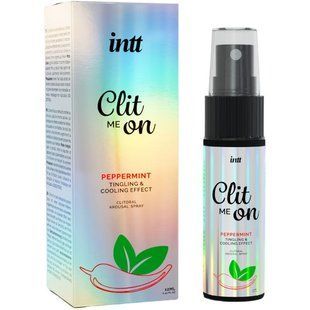 Збуджувальний спрей для клітора Intt Clit Me On Peppermint Cooling Effect 12мл охолоджувальний ефект SO8392 фото
