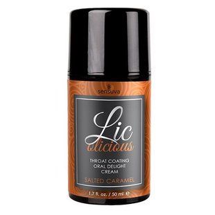 Гель для минета Sensuva Lic-o-licious Salted Caramel (50 мл), маслянистый, без сахара SO3201 фото