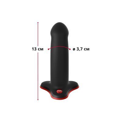 Фаллоимитатор Fun Factory AMOR Black, длина 14,6 см, диаметр 3,7 см, изогнутый SX3656 фото