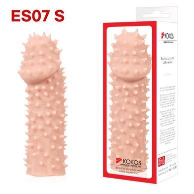 Насадка на член Kokos Extreme Sleeve ES.07 размер S, утолщающая, стимуляция точки G SX1445 фото