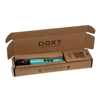 Вибромассажер DOXY3 USB-C Massager TURQUOISE, кабель USB-C, регулируемая интенсивность, компактный SX2452 фото
