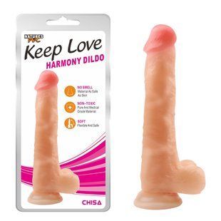 Фаллоимитатор Chisa&nbsp;Keep&nbsp;Love&nbsp;Harmony&nbsp;Dildo с мошонкой на присоске CH65285 фото