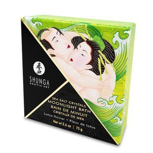 Соль для ванны Shunga Moonlight Bath &ndash; Lotus Flower (75 г), соль Мертвого моря, аромамасла SO2542 фото