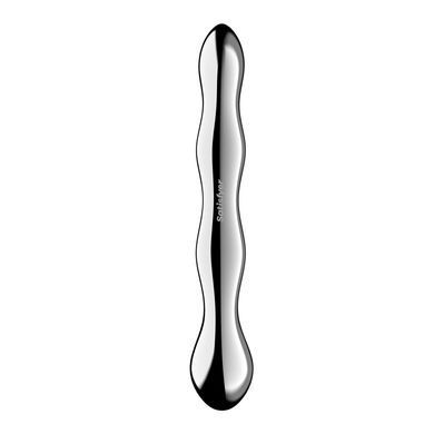 Металлический дилдо Satisfyer Cosmic Crest 2, двусторонний, можно нагревать и охлаждать SX3252 фото