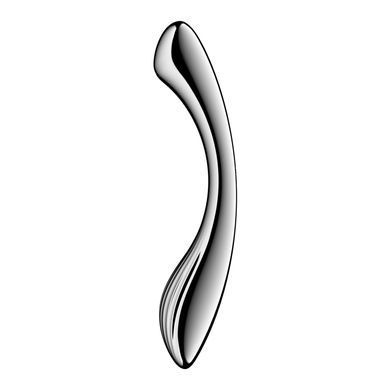 Металлический дилдо Satisfyer Pure Gravity 1, двусторонний, можно нагревать и охлаждать, 939 г SX3253 фото