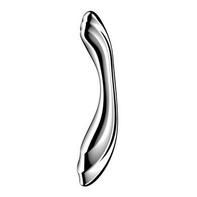 Металевий дилдо Satisfyer Pure Gravity 2, двосторонній, можна нагрівати й охолоджувати, дуже важкий SX3254 фото