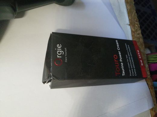 Крем для усиления эрекции Orgie Touro Power Cream, 15 мл (мятая упаковка!!!) SX1560-R фото