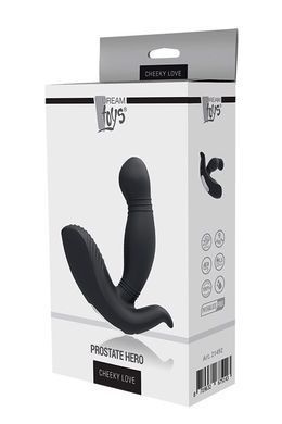 Масажер простати з вібрацією Dream Toys Booty Rocker, чорний DT21382 фото