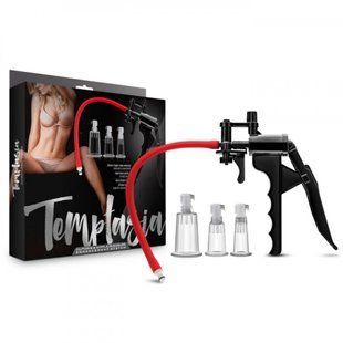 Вакуумна помпа для вагіни та сосків Blush Temptasia Clitoris Pleasure System T330922 фото