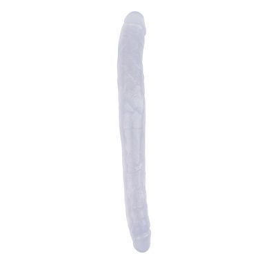 Фалоімітатор подвійний Chisa Hi-Rubber 45 см, прозорий 96870 /CN-711996870 фото