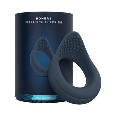 Эрекционное кольцо Boners Vibrating Cock Ring with Perineum Stimulation SX3072 фото