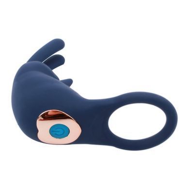 Эрекционное кольцо с вибрацией Chisa GK Power Bunny Ring синий 31489 /CN-623331489 фото