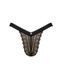 Мереживні трусики із заниженою талією Obsessive Estiqua panties XS/S, black SO7705 фото 3