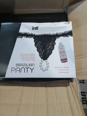 Набор Intt BRAZILIAN PANTY BLACK S-XL (мятая упаковка!!!) SO7129-R фото