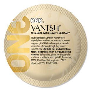 Презерватив ONE Vanish Hyperthin, 1 шт, ультратонкий, зі змазкою SX0778 фото