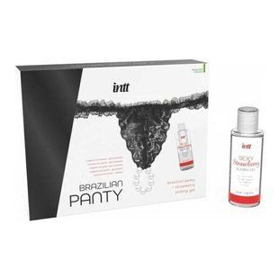 Набір Intt BRAZILIAN PANTY BLACK S-XL (м'ята упаковка!!!) SO7129-R фото
