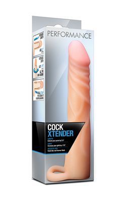 Насадка на пенис киберкожа Blush PERFORMANCE COCK XTENDER BEIGE T330534 фото