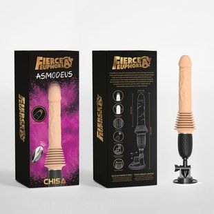 Реалістичний вібратор із фрикціями Chisa Fierce Euphoria Asmodeus з пультом, 30 см х 4.2 см 24688 /CN-531124688 фото