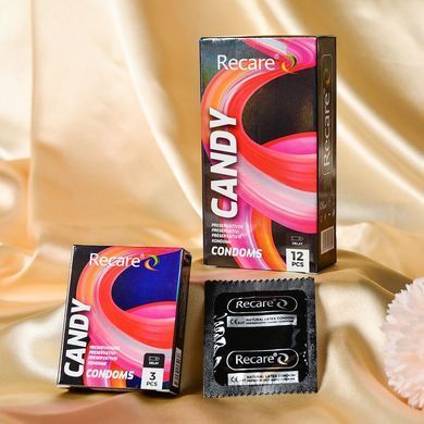 Презервативы Holographic Recare Delay Candy Condoms 3 шт, пролонгирующий эффект, конфетный аромат SX3330 фото