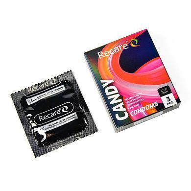 Презервативы Holographic Recare Delay Candy Condoms 3 шт, пролонгирующий эффект, конфетный аромат SX3330 фото