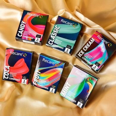 Презервативы Holographic Recare Delay Candy Condoms 3 шт, пролонгирующий эффект, конфетный аромат SX3330 фото