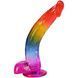 Фаллоимитатор Doc Johnson Crystal Jellies - 9.5 Inch Dildo - Rainbow SX4433 фото 1
