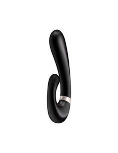Вакуумный стимулятор с вибрацией Satisfyer Dual Kiss Black SO6098 фото