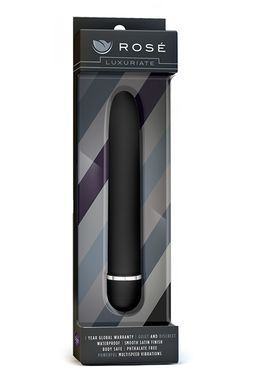 Класичний вібромасажер ROSE-LUXURIATE BLACK T330082 фото