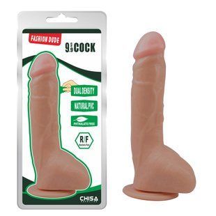 Фаллоимитатор реалистичный Chisa Fashion&nbsp;Dude&nbsp;9,9&nbsp;Cock на присоске, бежевый 45476 /CN-711745476 фото