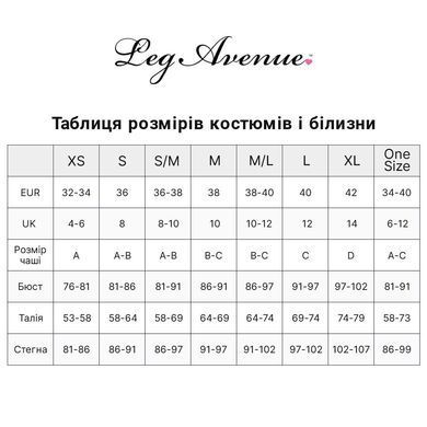 Еротичний комплект зі стразами Leg Avenue Catch Me Rhinestone set, трусики та бра, one size SO7930 фото
