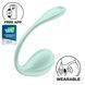 Смарт-віброяйце Satisfyer Smooth Petal Connect App Mint SX0666 фото 1