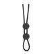 Регулируемое эрекционное кольцо STAY HARD DOUBLE LOOP BLACK T331085 фото 3