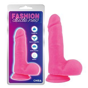 Фаллоимитатор реалистичный Chisa Fashion Dude Neo Dual Density с присоской, розовый 700846 /CN-711700846 фото