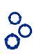 T330566 набір ерекційних кілець STAY HARD BEADED COCKRINGS BLUE T330566 фото 1